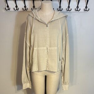 Votus Connection distressed Zip-Up Hoodie NWT size Medium